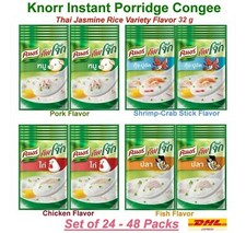 Knorr Instant Porridge Congee Thai Jasmine Rice Delicious Set of  24 - 48 Packs picture