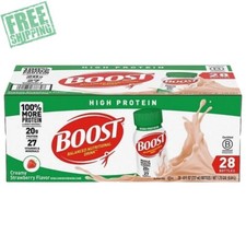 BOOST 20g High Protein Nutritional Drink, Strawberry (8 fl. oz., 28 ct.) picture