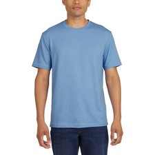 NWOT Lands' End Men's L Light Blue T-Shirt  Short Sleeve Crew Neck Soft Fabric picture