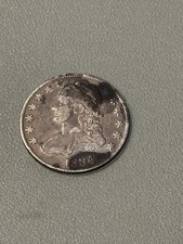 1834 Capped Bust Silver Half Dollar - Lettered Edge - Large Date Large Letters picture