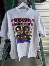 Vtg 1993 Bowe Vs Holyfield Caesars Boxing Fight Tee Mens Sz XL picture