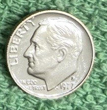 1977-S  **PROOF**  ROOSEVELT DIME - NICE COIN - L@@K AT PICTURES     picture