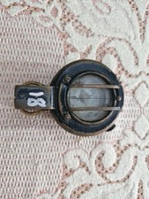Rare Vintage 1972 Brass Military Marching Mk III Prismatic Liquid Pocket Compass picture