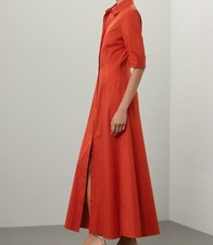 Staud Women's Red Joan Maxi Dress Size 2 picture