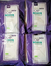 4 pack - No Rinse Shampoo and Conditioning Cap  Medline Freshly Scented - NEW picture