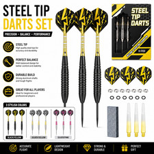 3PCS Professional Competition 22g Tungsten Steel Needle Tip Darts Set With Case picture