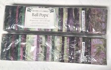 2 Packs Hoffman Bali Pops 2.5” X 43”/44”  Jellyroll  80 Strips #BP-226-Seaholly picture
