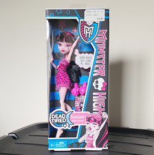 New Mattel Monster High Dead Tired Draculaura 11in Articulated Doll 2012 X4514 picture