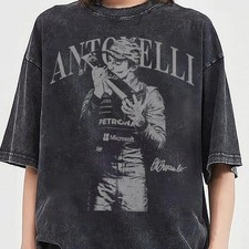Vintage Kimi Antonelli Racing Shirt Cotton Graphic Tee Unisex Casual Motorsport picture