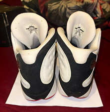 Jordan Air Jordan 13 Black/White Colorblock Mid-Top Lace-Up Basketball picture