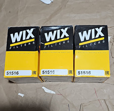 3 Pack Wix 51516 Spin On Engine Oil Filter, Lot Of 3 picture