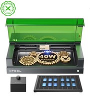 (Refurbished) xTool S1 40W Laser Engraver , Basic Bundle, Black picture