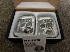 Pair 7x6 5x7'' Led headlights Hi/Lo Halo FIT GMC TopKick C6500 C5500 C4500 Truck picture
