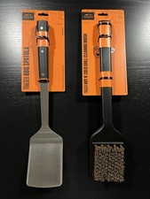 Traeger BBQ Stainless Steel Spatula & Bristle Cleaning Brush Kit BAC834/789 picture