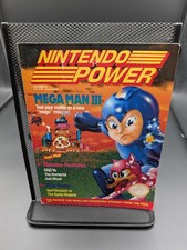 Nintendo Power Vol. 20 Mega Man III Cover Bart Simpson Poster Attached Complete picture