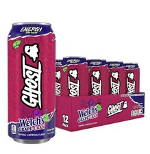 GHOST Energy Drink 12-Pack – Welch's Grape-Cran 16oz Cans 200mg Caffeine picture