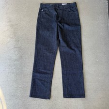 AG Adriano Goldschmied Lochlan Men’s Jeans Relaxed Straight Denim Blue 31x34 picture