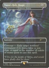 MTG Yuna's Holy Magic *Rainbow Foil* (1868) Secret Lair: Final Fantasy NM picture