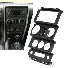 For 2007-2010 Jeep Wrangler 4-Door Center Panel Dash Radio Bezel Trim Cover ABS picture