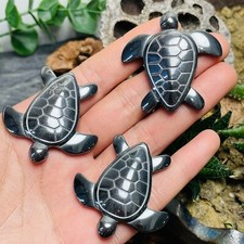 5pc Natural Hematite quartz carved turtle skull reiki healing gem decoration picture