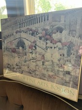 VINTAGE MAURICE PRENDERGAST MUSEUM OF FINE ARTS BOSTON GALLERY POSTER FRAMED picture