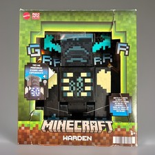 Minecraft Warden Action Figure Mattel w/Lights & Sounds w/Box, Damaged Box picture