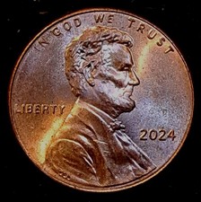 2024 P Lincoln Union Shield Cent Penny 1C ~ Choice Uncirculated RED ~ UNC RD  picture