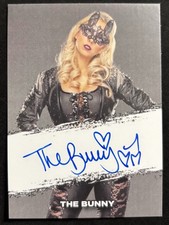 The Bunny Allie auto card AEW wwe wrestling butcher blade cherry  picture