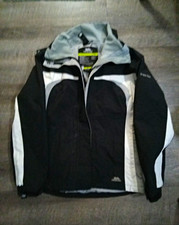 Spyder Men's Colorblock Ski Jacket Full Zip Hooded Pockets Polyester L picture