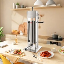 Hakka Manual Sausage Stuffer 7L 15LB Stainless Steel Meat Pressing Filler picture
