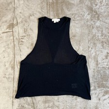 Mouchette Womens Solid Tank Top, Black, Small picture