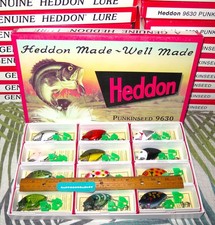Lot of Twelve (12) Original HEDDON PUNKINSEED Lure Collector Series 9630 NEW picture