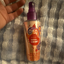 Avon mmm... CANDY Cherry Mousse Body Mist for Women, 5.1 fl oz BOTTLE ONLY picture