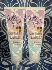 Pureology Shine Bright Taming Style Serum Set Of Two (2x) 118ml / 4oz Brand NEW picture