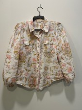 Spartina 449 Women's Floral Button-Up Shirt Size S picture