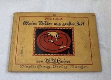 Alleinbilder aus Grober Zeit Antique German Book c.1910s WWI Era Lithos picture