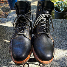 Truman Boot Co. Men's Black Bison, 79 Last, 11D picture