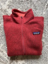 Patagonia Better Sweater Full Zip Fleece Jacket Red Women's Medium picture