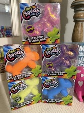 JA-RU Irre-Squish-tible Stretchy Balloon Dog Lot 5 Glitter Glow In Dark Fidget picture