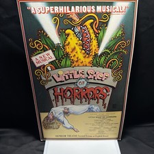 LITTLE SHOP OF HORRORS 1980s OFF BROADWAY ORIGINAL WINDOW POSTER ORPHEUM THEATER picture