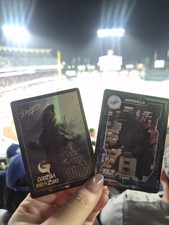 Godzilla x LA Dodgers 1999 & 2026 Trading Card Stadium Exclusive 9/23 Card TOHO picture