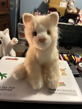 RARE & HTF Douglas Cuddle Toys 12” OJ Cream Cat Plush Stuffed Animal picture