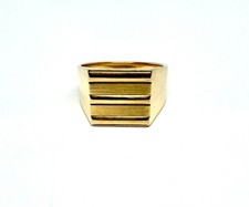Vintage Piaget 18 k Yellow gold Mens  Signet Ring 14.2 g Size 9.5 picture