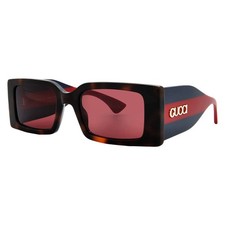 Gucci Red Rectangular Ladies Sunglasses GG1860S 002 52 GG1860S 002 52 picture