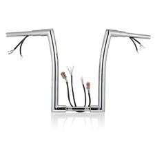 Prewired Softail Dyna Sportster Handlebar Ape Hanger for Harley 96-06 16