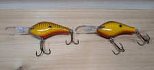 Vintage Poe's 400-P Crankbait Fishing Lures (2) Excellent Condition  picture