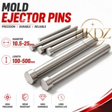 H13 Ejector Pins Straight Mold Core Punch Pin Steel Metric 10.5mm - 25mm picture