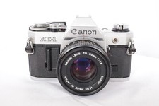 Canon AE-1 35mm SLR Film Camera with 50mm f/1.8 Lens Kit, Refurbished & Tested picture