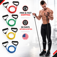 Resistance Bands with Handles Workout Exercise Bands Strength Training picture