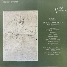 Grieg Piano Concerto Baekkelund- Peer Gynt Gruner-Hegge Victrola RCA VICS 1067 picture